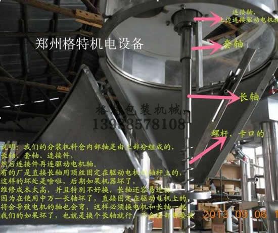 格特粉劑包裝機(jī)料倉(cāng)結(jié)構(gòu)細(xì)節(jié)展示圖