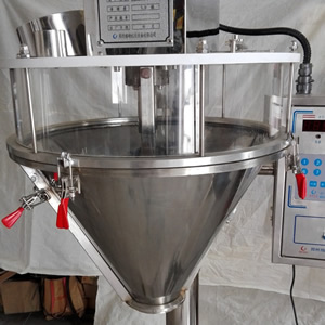 開啟式透明式不銹鋼料斗