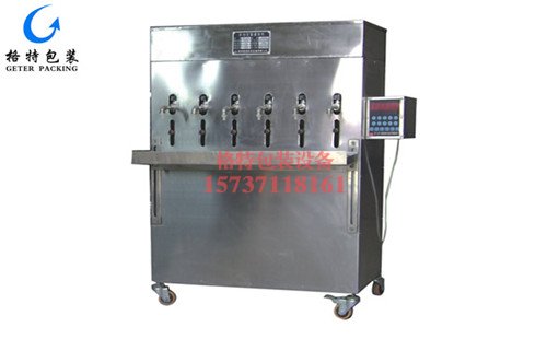 雪菲力飲品自動定量液體灌裝機